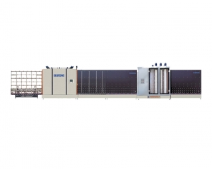 立式自动板内合片中空玻璃生产线（三毛刷、自动合片、板压）